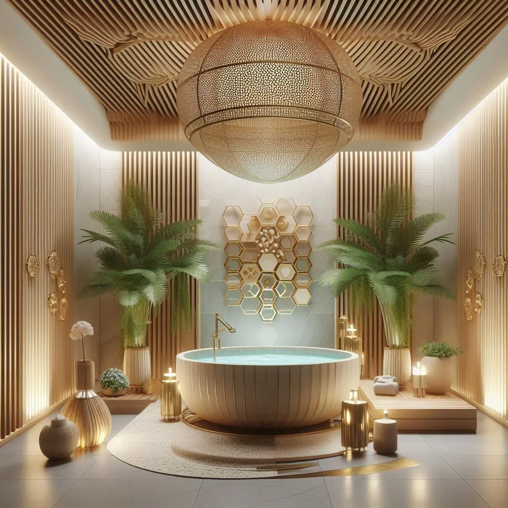 Decoration of sulfur water baths 3